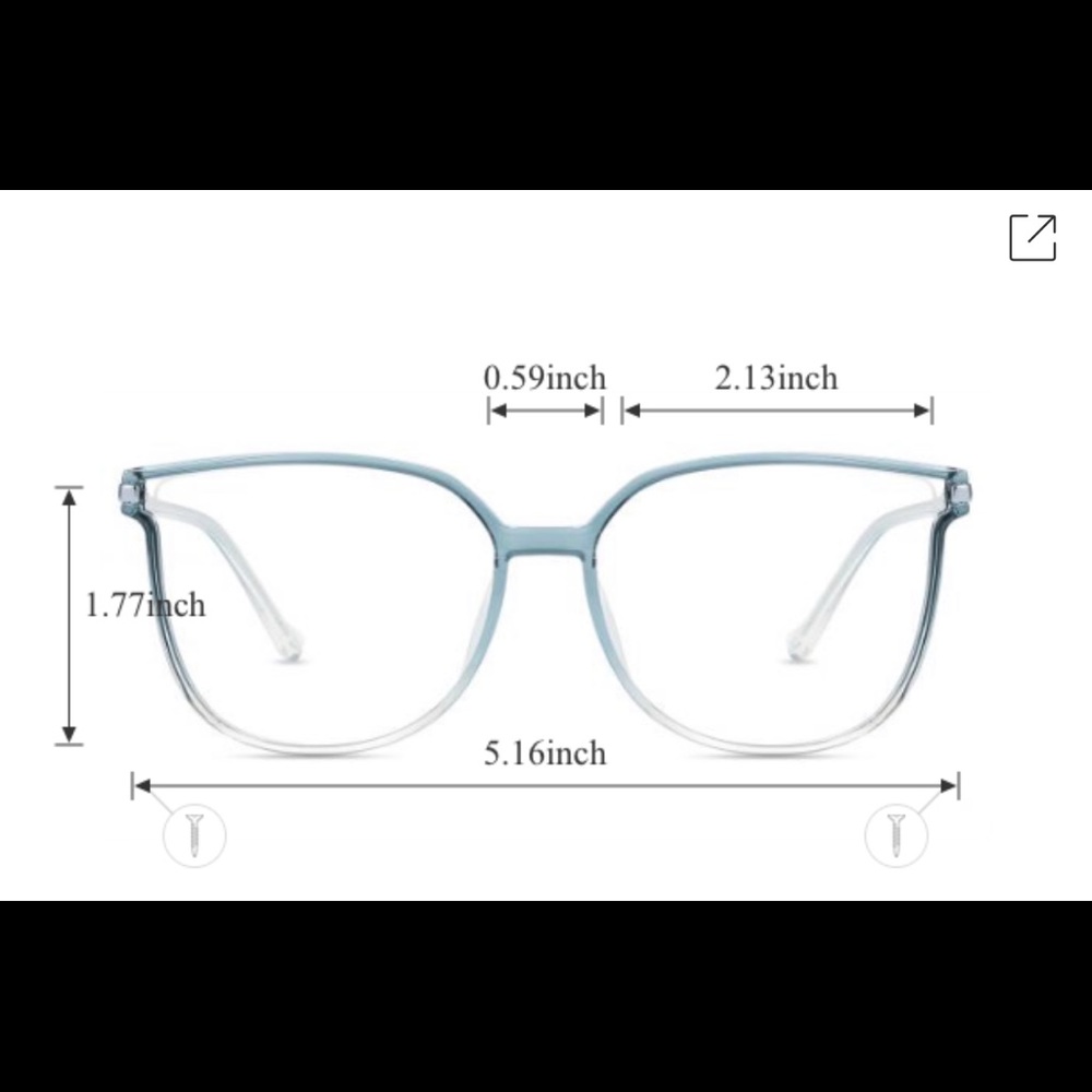 Eye glasses no Rx - Picture 2 of 7